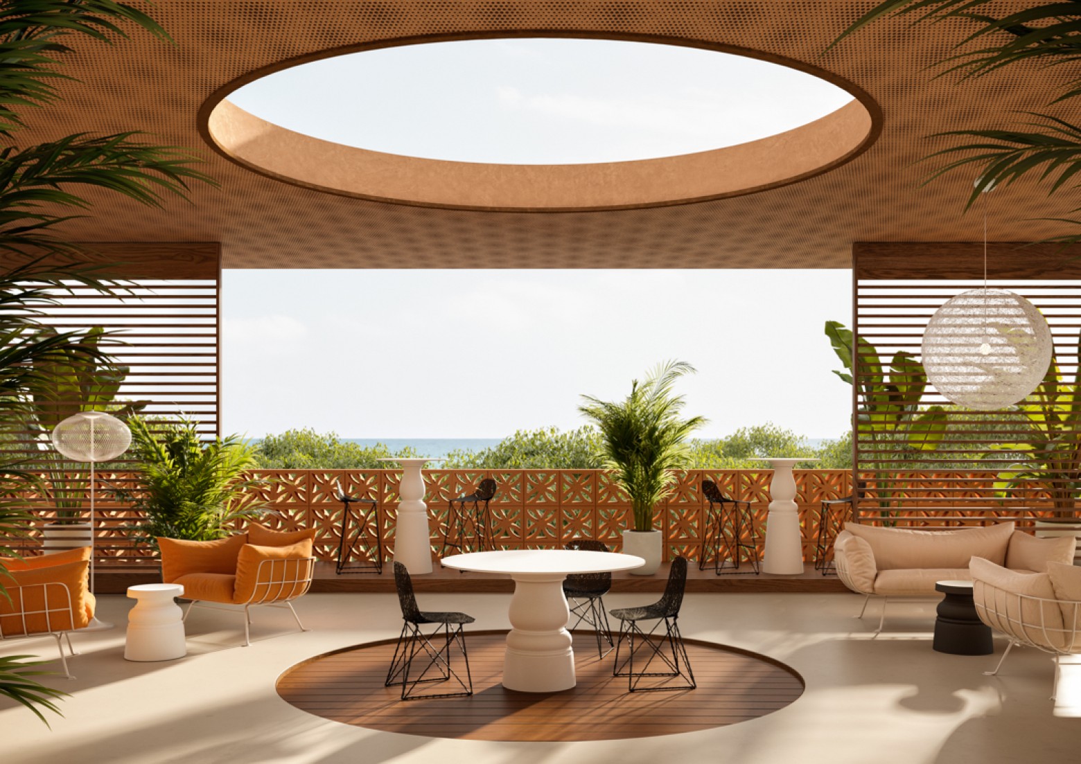Moooi Container tafel collectie en Carbon stoelen  Victors Design Agency