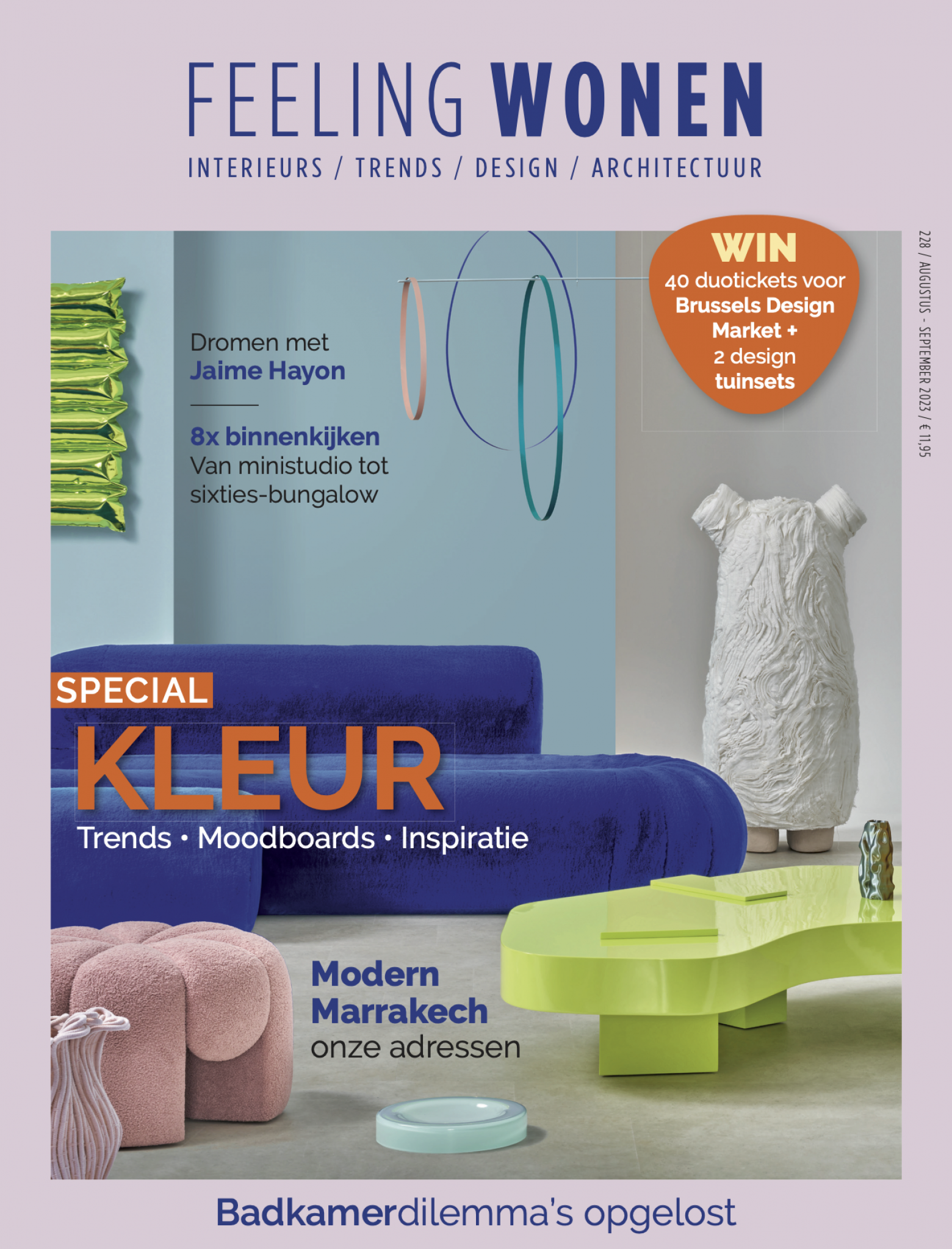 Contest with the OCEAN collection form MATER DESIGN in Feeling Wonen  Victors Design Agency