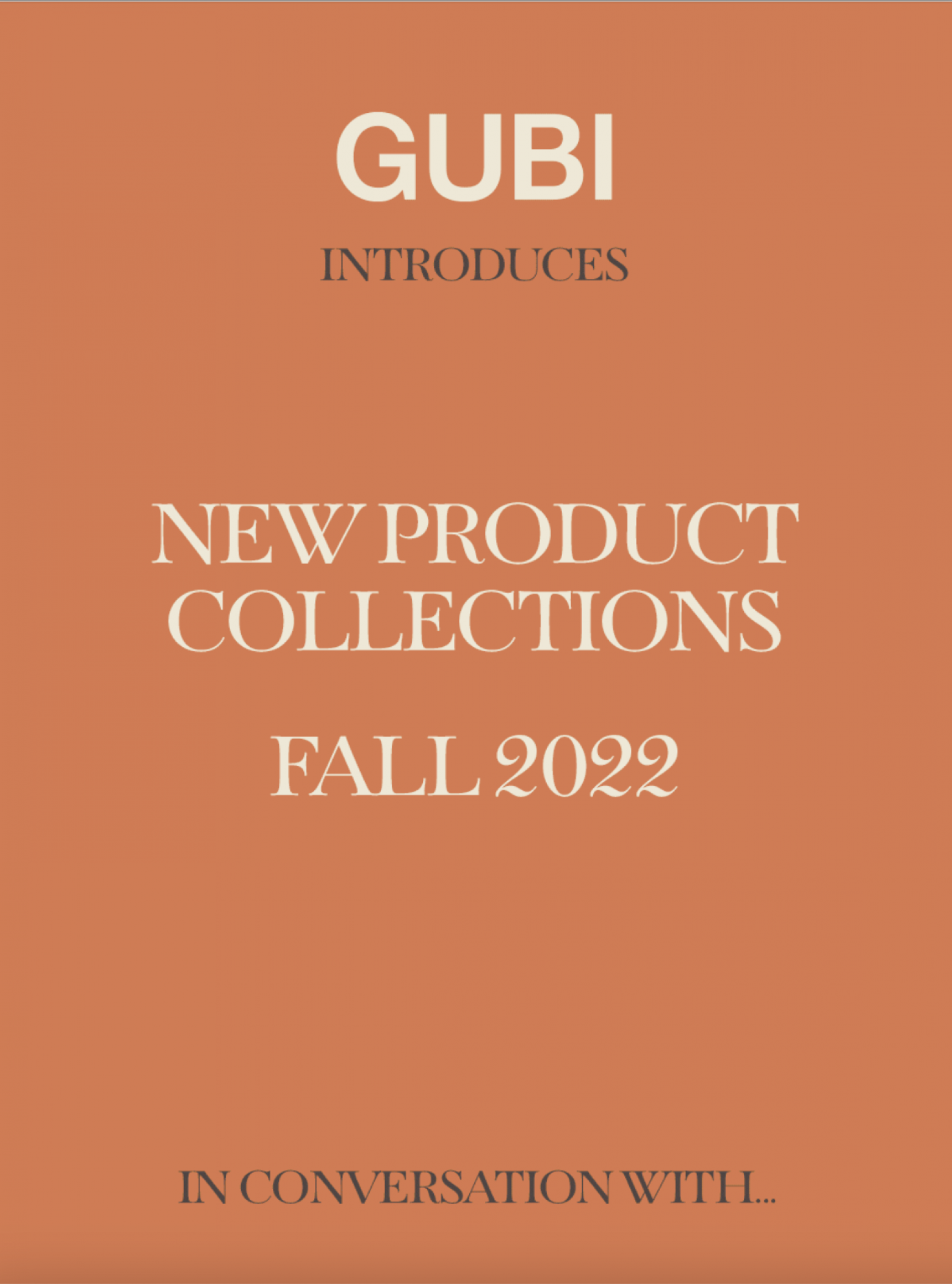 Gubi lancering NEWS 2022 Victors Design Agency