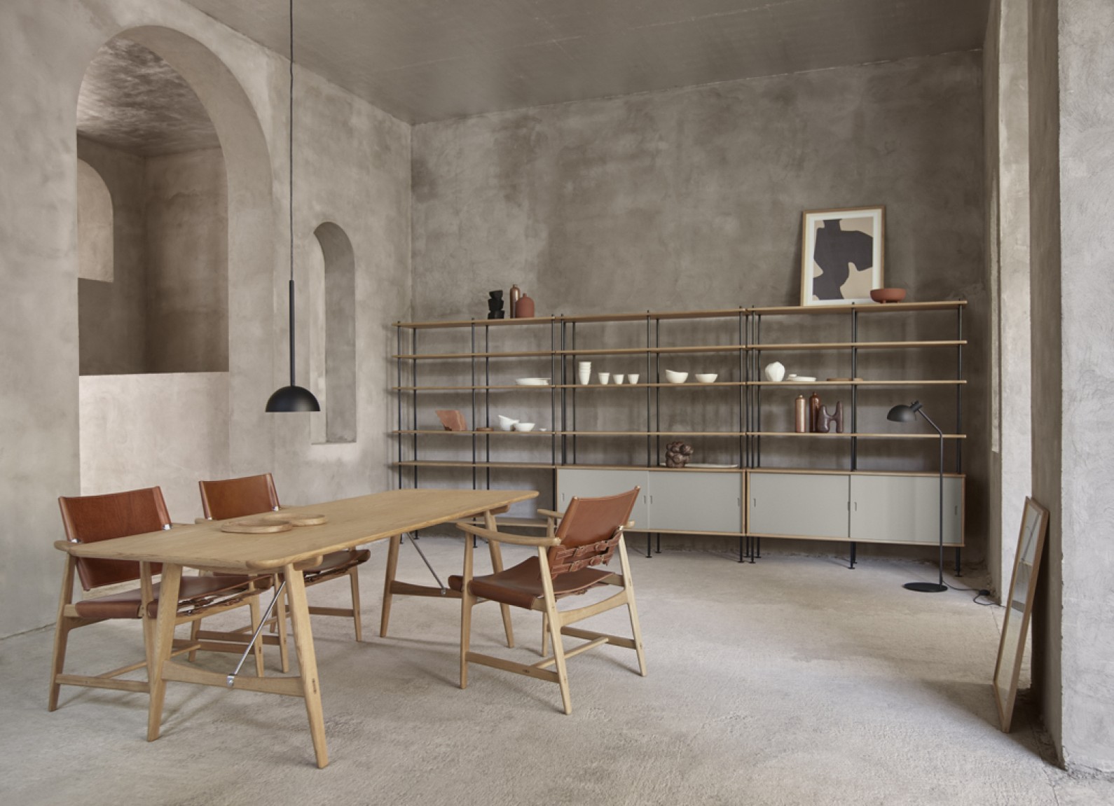 L'architecte Borge Mogensen a conçu de divers meubles en collection chez Carl Hansen & Son