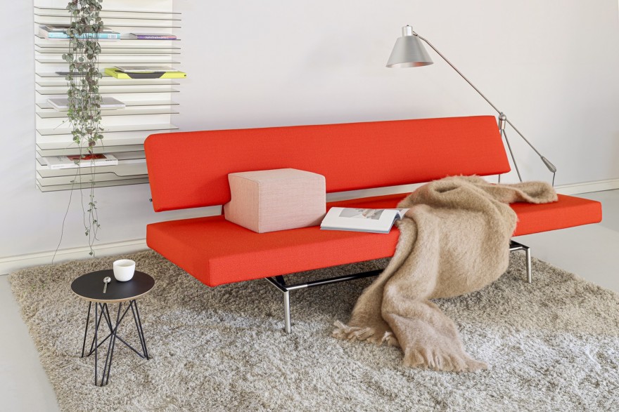 Spectrum 2023 BR02 sofabed orange upholstered