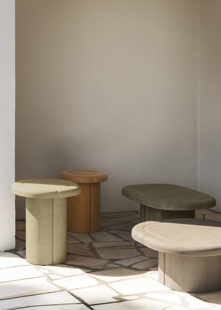 Adler collectie: 4 modellen (stool, side table, lounge table vierkant en rechthoekig)   