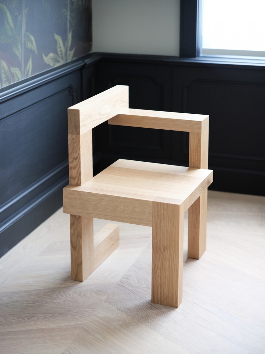 Steltman Chair, Gerrit Rietveld, Spectrum collectie : 60e verjaardag 