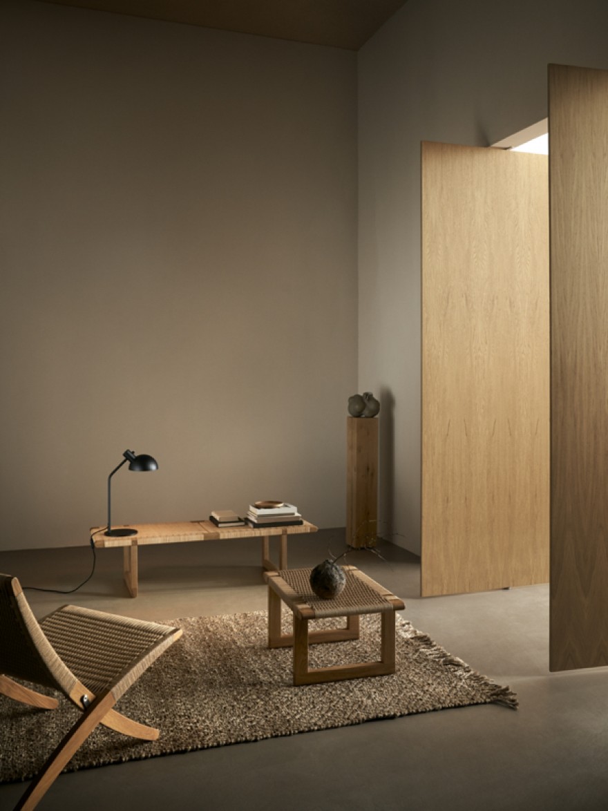 De dubbel geweven meubelen van Carl Hansen & Son zijn onderling combineerbaar 