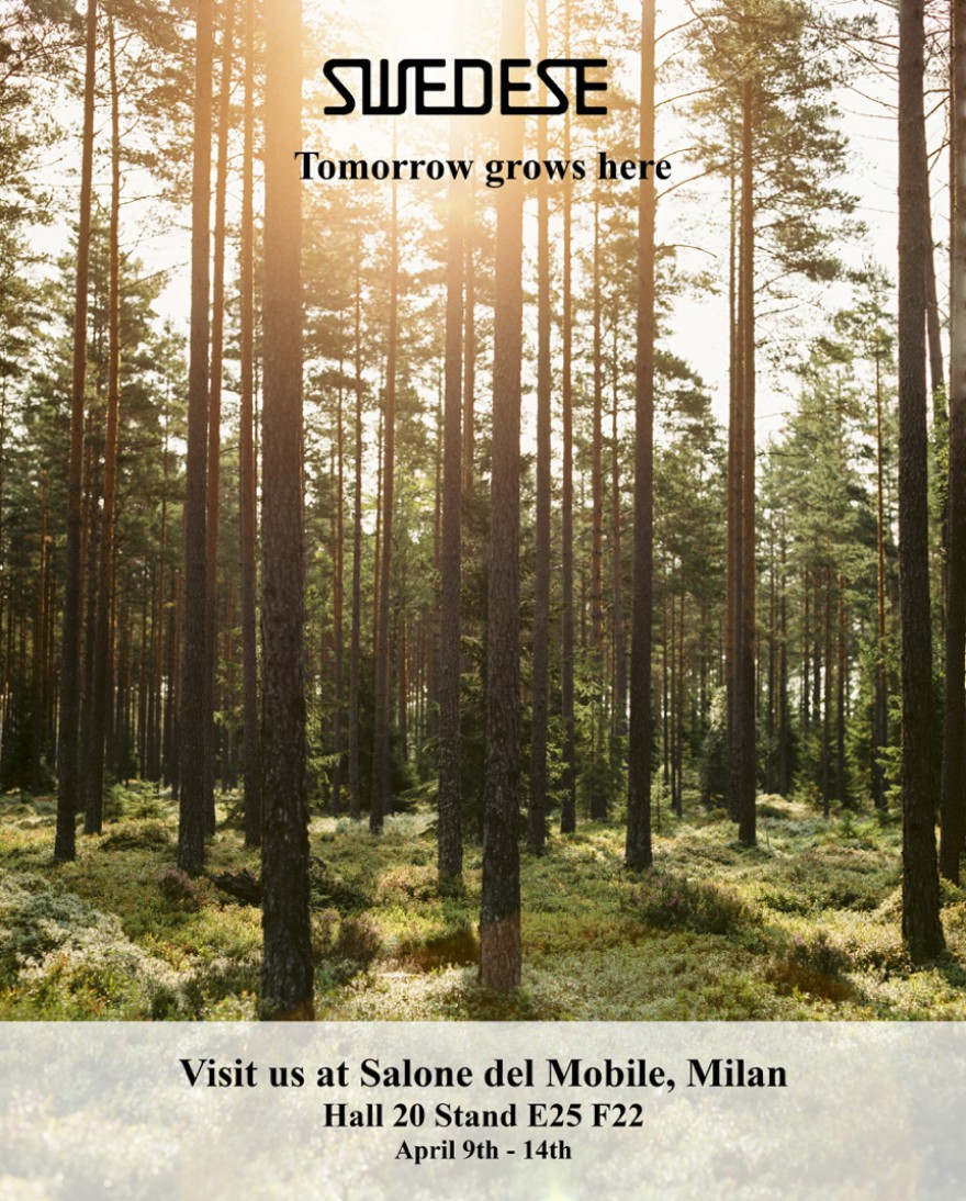 invitation Milan Swedese: Hall 20 Stand E25 F22