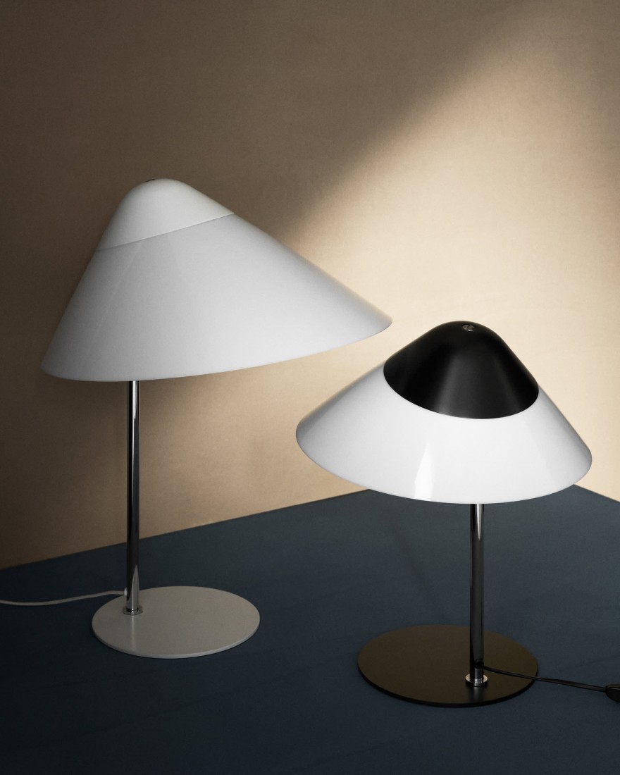 Opala tafellampen van Hans J. Wegner