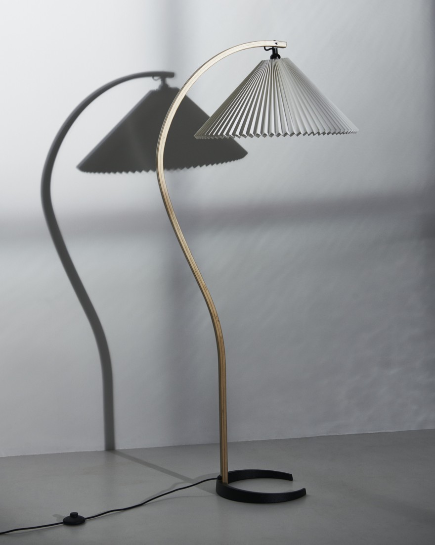 Timberline vloerlamp, Mads Caprani, jaren 70 design 